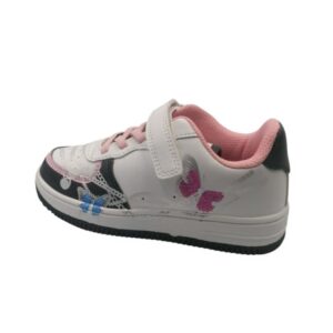 Sneakers Λευκά Με Σκρατς Πεταλούδες